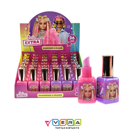 Barbie Ruj Silgi ve Kalemtraş 